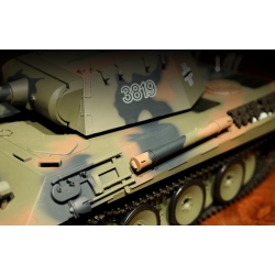 Czołg zdalnie sterowany ASG/IR/dźwięk/dym 1:16 German Panther RTR 2.4Ghz - Heng Long 3819-1U